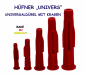 Preview: 100 Universaldübel UNIVERS 6mm mit Kragen