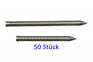 50 Rahmenschrauben Fensterrahmenschraube Zylinderkopf 11,5 x 132mm