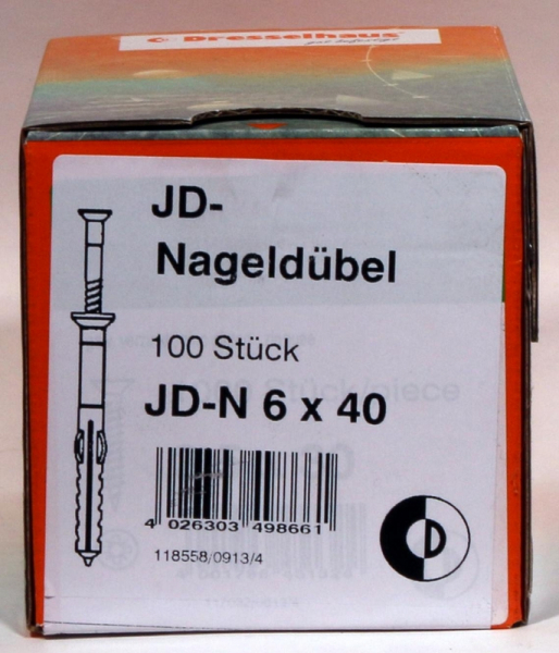 Nageldübel 8,0 x 80mm 50Stück